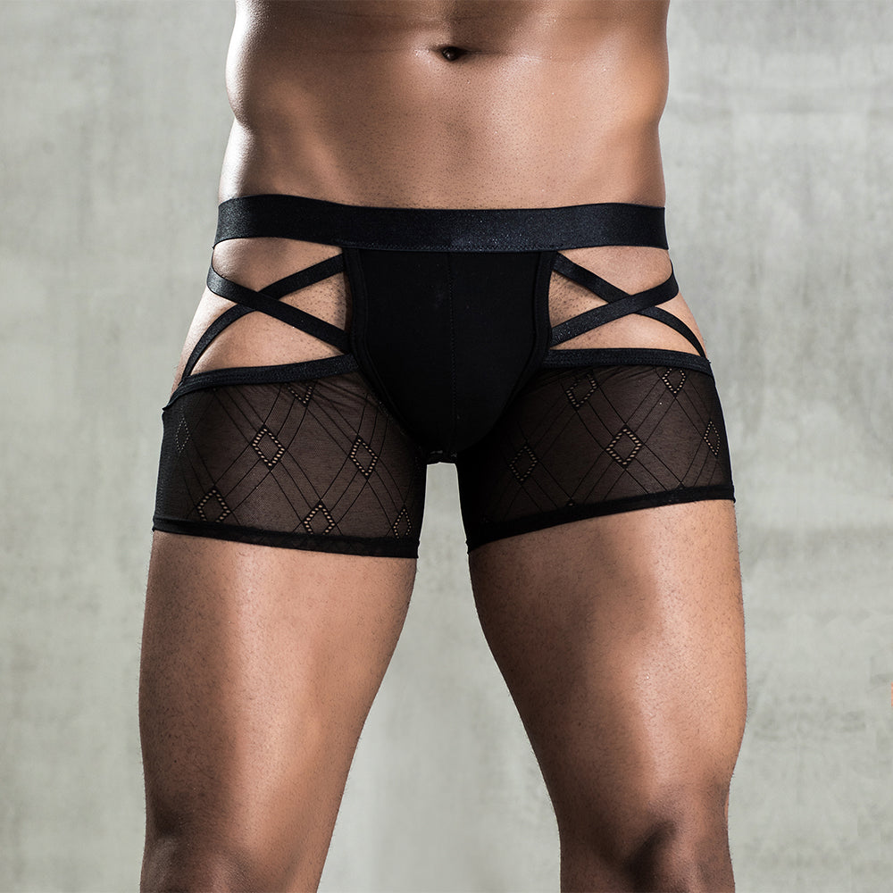 Skivvies - Black Sexy Male Crossed Underwear – Image 6