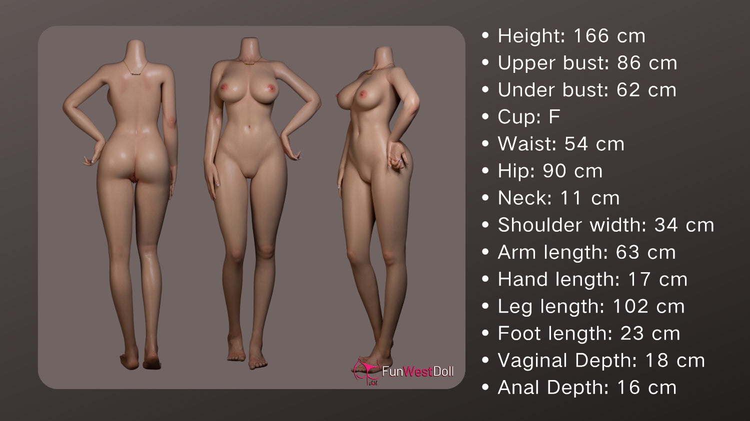 FunWest Doll 166 cm F Silicone - European Juliette – Image 3