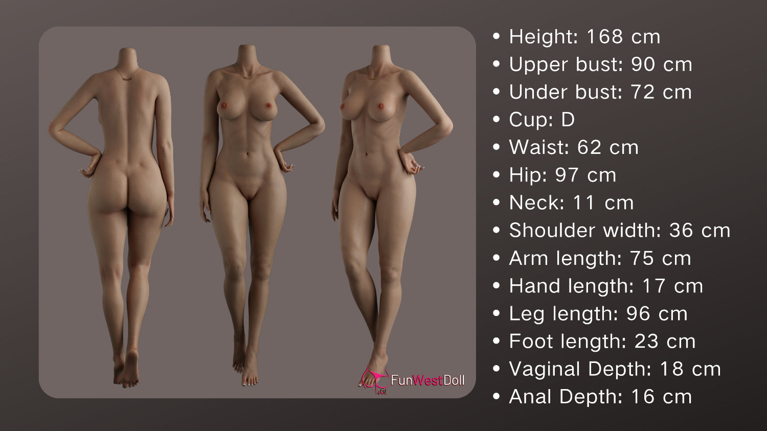 FunWest Doll 168 cm D Silicone - European Sophiemina – Image 3
