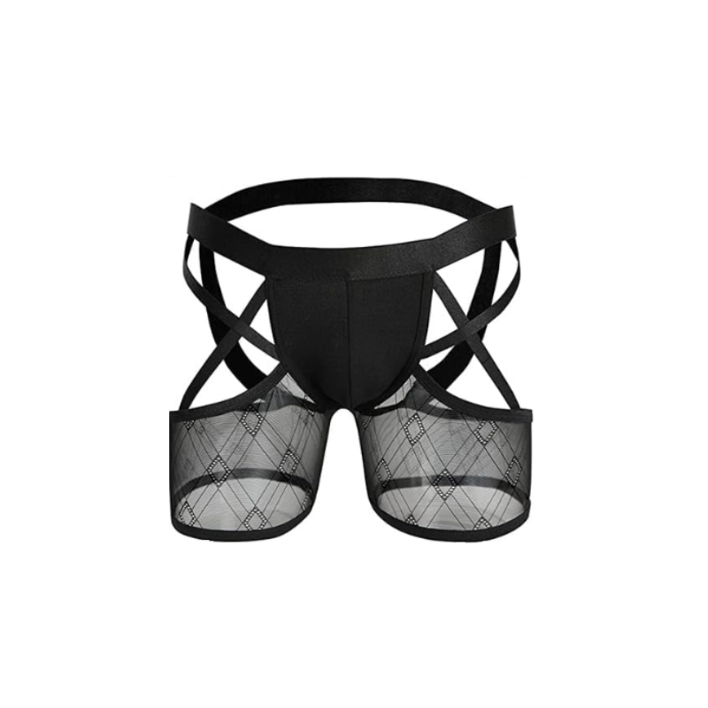 Skivvies - Black Sexy Male Crossed Underwear – Image 2